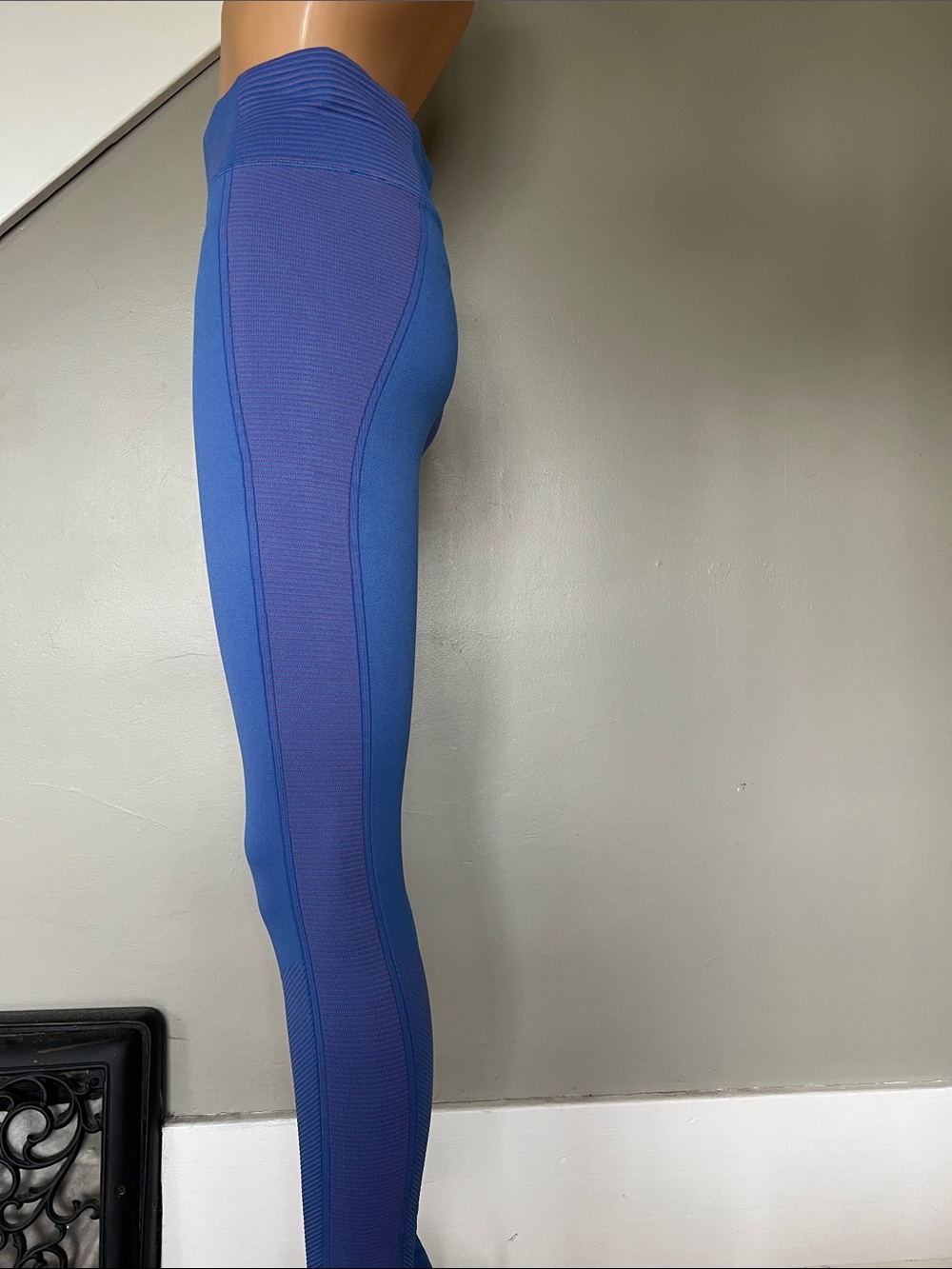 Blue High-Waist Active Leggings
